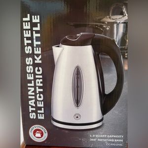 Chef’s Counter Stainless Steel Electric Kettle
